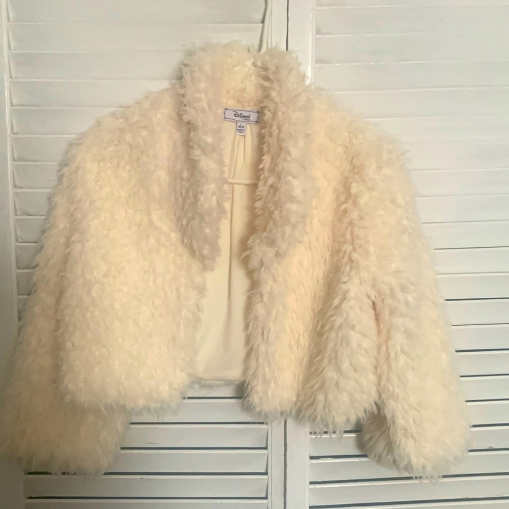 D-signed Furry Short Coat